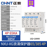 正泰（CHNT） 浪涌保护器 NXU-ⅡG电源防雷器  电涌防雷开关 家用避雷器二级 NXU-ⅡG-65kA/385V-4P