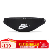 耐克（NIKE）男女腰包 单肩包斜挎包胸包休闲包DB0490-010 黑