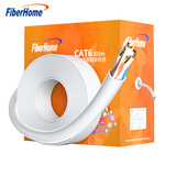 烽火（FiberHome）六类非屏蔽305米铜芯Φ0.57±0.02千兆网线 宽带传输综合布线家用监控CAT6双绞线 无氧铜网络箱线