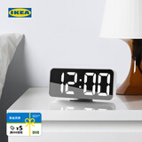 宜家（IKEA）NOLLNING诺宁温度计闹铃室内家用婴儿房壁挂简约家用 钟/温度计/闹铃白色18x8cm