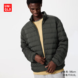 优衣库男装PUFFTECH空气棉服茄克/排骨外套夹克便携式479755 57 深橄榄色 2XL /185/112C
