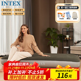 INTEX 64107单人加大充气床垫户外防潮垫陪护折叠床车载床N