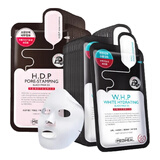 美迪惠尔美白保湿黑面膜12片毛孔紧致黑面膜12片双效