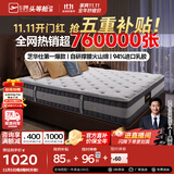 芝华仕5星床垫独立袋装弹簧静音家用乳胶席梦思软硬护脊厚垫明星垫D026 经典版-老款23cm厚-1.5*2M 优先发货（详询客服）