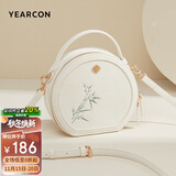 意尔康包包女包新中式小圆包单肩包手提包送女友女士斜挎包包女款2025年