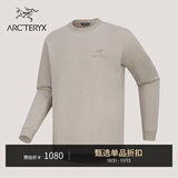 ARC'TERYX始祖鸟 EMBLEM FLEECE CREW 男子 抓绒衫 Rune/雅致棕 M