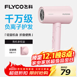 飞科（FLYCO）负离子电吹风机家用速干便携大风力冷热风吹风筒FH6278