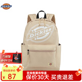 Dickies男士双肩包大学生书包运动背包电脑包休闲背包户外运动包旅行包 卡其色