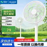 美菱（MeiLing）电风扇落地扇家用大风量台扇轻音柔风电空气循环风扇 14英寸机械款【15叶双层扇叶+品质电机】