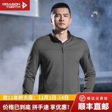 龙牙（Dragon Tooth）【张译同款】三代幻刃轻量抓绒外套男户外休闲运动机能开衫外套 深灰绿 M 175/96A 141-155斤