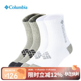 Columbia哥伦比亚袜子男女25春夏款运动袜透气休闲袜4双装 RCS632 AS1 L