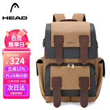 海德（HEAD）双肩包男女15.6英寸笔记本电脑包酷帅书包大容量防泼水骑行背包