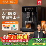咖啡自由（KAxFREE）【政府补贴】冷萃咖啡机全自动意式家用全自动咖啡机研磨一体 蒸汽打奶泡 A2 墨黑