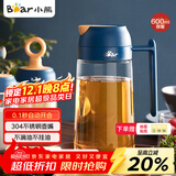 小熊（Bear）油壶厨房专用食品级 自动开合防漏不挂油油瓶油罐瓶酱油瓶调料瓶