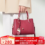 红蜻蜓包包女包2025新款真牛皮斜挎婚包手提包送女友妈妈生日礼物