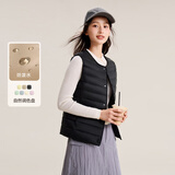 雪中飞2025经典新款基础舒适轻薄羽绒便捷短款保暖羽绒小马甲便携舒适