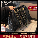 CinvaiKrose轻奢包包女包2025新款大容量托特包通勤腋下单肩包生日圣诞节礼物 黑色【送女友老婆礼物走心实用】