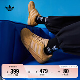 adidas「面包鞋」COURTIC经典运动板鞋男女阿迪达斯官方三叶草 芥末黄   40.5