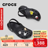 卡骆驰（CROCS）檀健次同款经典洞洞鞋轻便百搭男沙滩鞋包头拖鞋10001 黑色-001 40 (250mm)