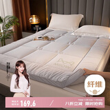 猫人五星级酒店床垫遮盖物软垫家用垫子床褥子双人榻榻米垫被1.5x2米