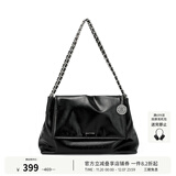 西木汀 自由摘星 小众链条单肩托特包女高级感大容量通勤斜挎包女友礼物 魅力黑 无规格