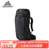 GREGORY格里高利穿岳系列B65B75户外运动大容量重装徒步旅行登山包背包 75L-曜石黑 L