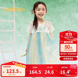 巴拉巴拉女童连衣裙儿童裙子夏装刺绣国风汉服襦裙新中式208225111032