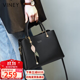 viney牛皮包包女包斜挎妈妈包中年单肩手提大包生日礼物高端送女友母亲