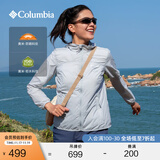 Columbia哥伦比亚户外春夏女拒水UPF50马卡龙防晒衣轻薄舒适皮肤衣XR7741 031 2XL (175/96A)