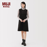 无印良品（MUJI）女式木棉混灯芯绒背带裙女装连衣裙裙子25年冬季BC2OBC5A 深棕色 M (160/84A)