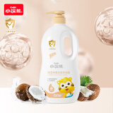 小浣熊 儿童沐浴露洗发水二合一  婴儿宝宝泡沫6-12岁家庭装1.15L 