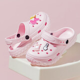 SNOOPY史努比童鞋儿童拖鞋夏季轻便男女童花园沙滩洞洞鞋4979粉色36-37