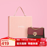 金利来女包单肩包女士链条包斜挎包礼盒款 生日礼物送礼