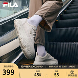 斐乐（FILA）官方女鞋ROCK岩石鞋帆布鞋杨幂同款夏新款时尚休闲鞋 泡沫白-WG 37.5