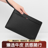 七匹狼钱包男士手包真牛皮手拿包小号拉链大容量实用生日礼物送男友老公