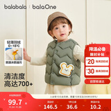 巴拉巴拉宝宝童装羽绒服马甲外穿2025冬装宝宝背心加厚保暖萌209425101201