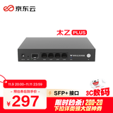 京东云无线宝ER2 太乙plus 有线路由器 2.5G网口 万兆SFP+接口 M.2硬盘接口 64G版