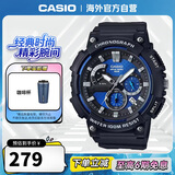 卡西欧（CASIO）手表 经典大盘休闲时尚腕表户外运动防水男士手表 MCW-200H-2AVDF