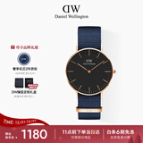 丹尼尔惠灵顿（DanielWellington）DW手表男女情侣表36mm尼龙带欧美石英手表父亲生日礼物DW281