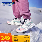 江博士（DR·KONG）学步鞋运动鞋冬季男女童潮流旋钮扣童鞋2B16A4016DW米/蓝/粉34码