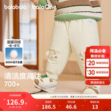 巴拉巴拉童装宝宝羽绒裤儿童男女童长裤冬2025加厚保暖束脚裤209425108208