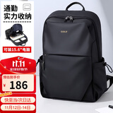 高尔夫（GOLF）双肩包男士旅行背包15.6/16英寸电脑学生书包防泼水出差通勤背包