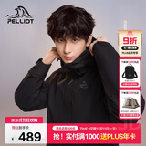 伯希和（Pelliot）【山野经典2.0】冲锋衣三合一秋冬男女户外保暖外套11340105黑S