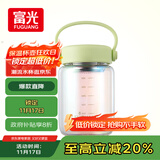 富光嘟嘟玻璃杯 高硼硅玻璃高颜值水杯子 女生便携牛奶咖啡刻度茶杯