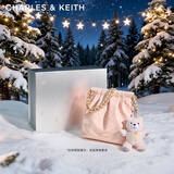 CHARLES&KEITH迷你菱格流浪包单肩斜挎双肩包包女包生日礼物CK2-60782390 【S号】粉红色Pink S