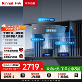 林内（Rinnai）油烟机【家电国家补贴20%】侧吸式家用吸排烟机24m³风量大吸力挥手智控自清洁NH10JD