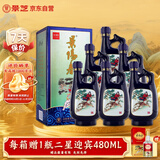 景芝  景阳春小老虎  浓香型白酒  52度  500ml*6瓶 整箱装