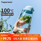 特百惠（Tupperware）乐趣550ML塑料杯夏季男女学生便携运动水杯子大容量双饮口 冰水蓝