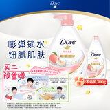 多芬弹润沐浴乳套装弹润1kg+300g 锁水肌肤 (新老包装随机)