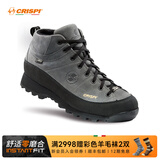 CRISPI【经典款】意大利户外登山鞋男秋冬中帮防水徒步鞋女MONACO GTX 灰色 8009960 38
